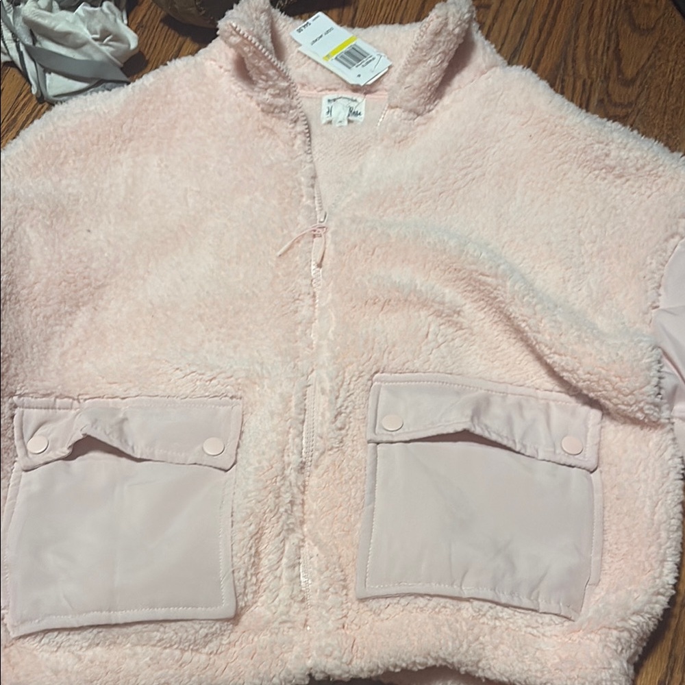 Cozy Pink Sherpa Jacket